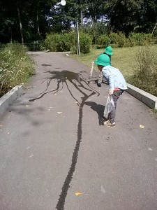 数本の中から出る一本道