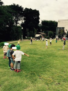 運動会の練習風景、、というわけではなく、