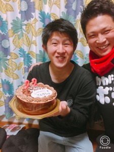 田崎氏の22歳の誕生日会！ おめでとう！！