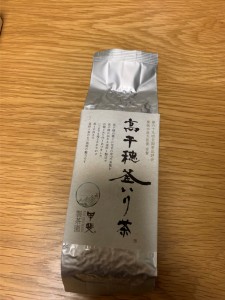 宮崎県高千穂の釜炒り茶